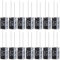 ALLECIN Kondensatoren 470uF 25V Elkos Kondensator 470µF 25Volt Aluminium Elektrolytkondensator 8x12MM Electrolytic Capacitors 470 uF MFD 105°C (Packung mit 15 Stück)