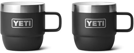 YETI Espresso Mug, 6oz 2 Pack, Black