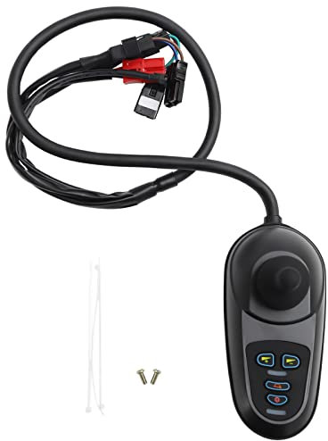 Vinnyooc Controladores Silla de ruedas Eléctrico Joystick Controller 4 botones universal con cable adaptador ML2P+ Controlador de silla de ruedas eléctrico profesional 360° free-steering