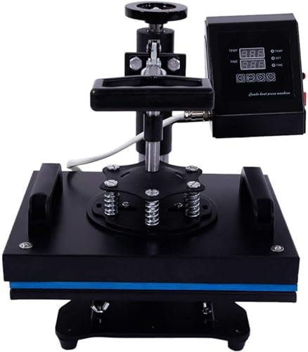 HPDTZ Heizpresse, Hitzepresse, Transferpresse 23x30cm, 900W, Timer, Textildruck, Heißpresse für T-Shirts - Professionelle Wärmeübertragung