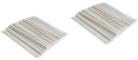 SEWACC 200stücke Unlackierte Holzstäbe Für Junge Mädchen Bastelmaterialien Für -projekte Für Kreative Bastelideen Und Pädagogische Aktivitäten