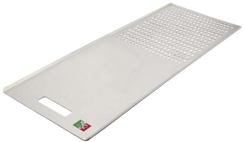 GIEMME Pala para Pizza al Metro de Aluminio anodizado, uso profesional, con asa, 33 x 80 cm