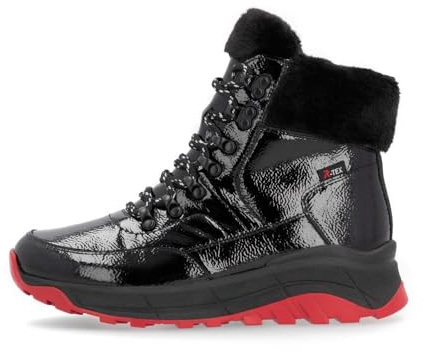 Rieker Booties W0063-01, Women winter boots, Black, 38 EU