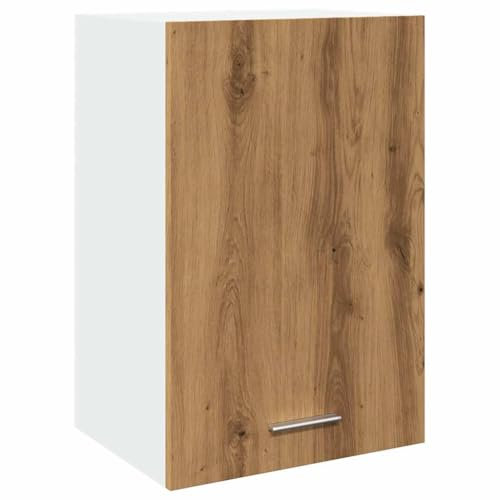 vidaXL artisan oak hanging kitchen cabinet - engineered wood 40x31x60 cm - wall-mounted storage