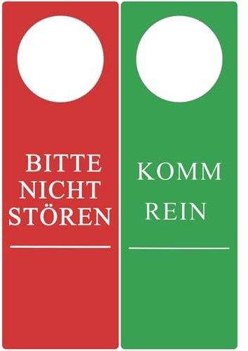 1 Pcs Plaque de Porte pour Chambre,Panneau de Confidentialité,Plaque de Porte pour Bureau,Plaque de Porte Libre/Occupé Plaque,Rouge + Vert,24 * 8cm