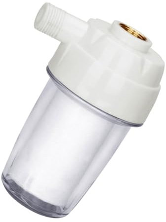 UKCOCO Wasserfilter Vorfilter Für Waschmaschinen Transparent Anti Kalk Sedimentfilter Wiederverwendbar Für Haushalt Bad Und Küche