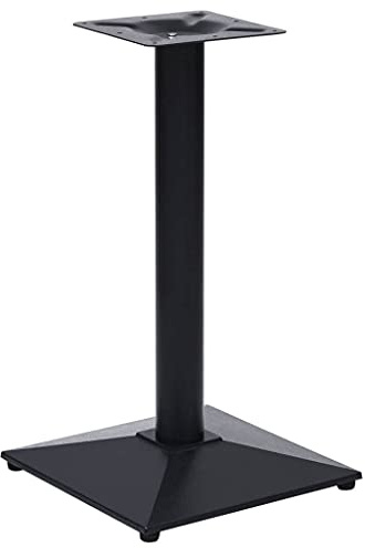 vidaXL Bistro Table Leg, Desk Legs for Replacement, Metal Furniture Legs for Bench Chair Coffee Table Bar Stand DIY, Black Cast Iron