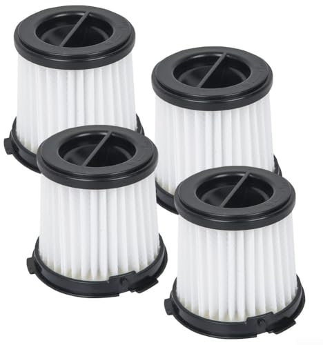 Set di 2/4 filtri HEPA WA6077 per aspirapolvere portatile WORX CUBEVAC WX030 (confezione da 4)