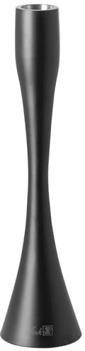 Fink hoher schwarzer Kerzenhalter 30 cm für Stabkerzen matt pulverbeschichtet