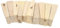 TOYANDONA Spaltaxt Zubehör 10er Pack Aus Holz Für Stiel Reparaturset