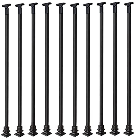 Dekorative Metall-Baluster für Treppen- und Deckgeländer, verbessern die Sicherheit und Ästhetik für Wendeltreppen, Veranda-Handlauf und Flurstufen