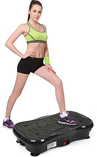 Belfoyer Vibrationsplatte LCD mit Bluetooth & USB – Power Plate Fitness Rüttelplatte für Ganzkörpertraining, Abnehmen & Muskelaufbau, Heimtraining mit Fernbedienung
