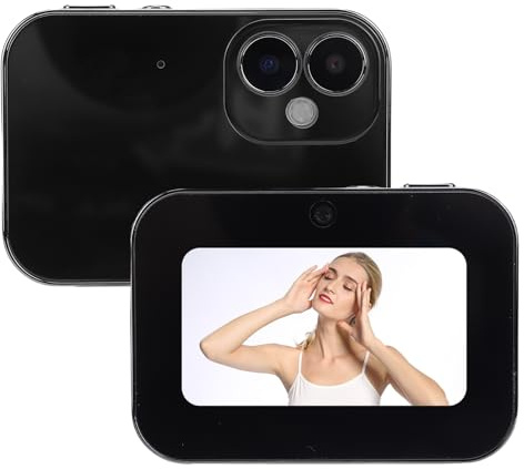 4K UHD Digitalkamera 64 MP, 16X Zoom, 3 Zoll Touchscreen, Autofokus, Tragbare Vlogkamera für Reisefotografie, Schwarz