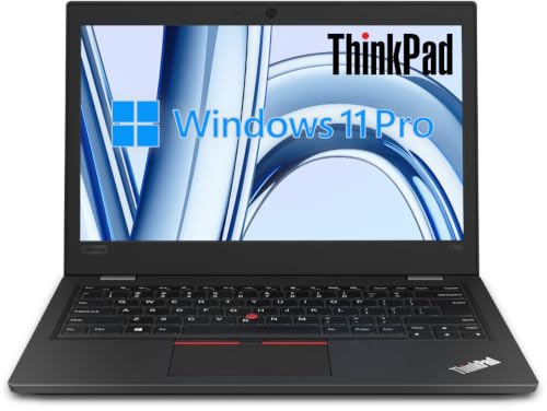 Lenovo ThinkPad L390 Business Laptop 13.3 HD, Intel Core i5-8265U, 16GB RAM, 512GB SSD, US Keyboard QWERTY, Windows 11 Pro (Ricondizionato)