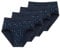 Schiesser Herren Slips, 4er Pack, Navy, Feinripp (Medium (5 (M)))