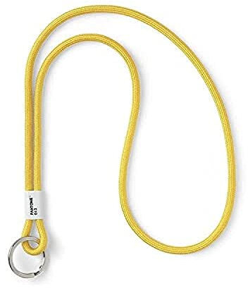 Pantone Design-Schlüsselband Key Chain Long | Schlüsselanhänger robust und Farbenfroh | lang | Yellow 012 | Gelb