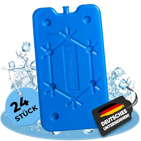 NEMT Flache Kühlakkus 400ml extra kompakte Kühlelemente – 24 Stück