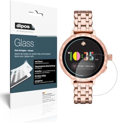 dipos 2x Displayschutzfolie 9H matt für Kate Spade Scallop 2 | Antireflex, entspiegelnd, bricht und splittert nicht, kein Echtglas, Anti-Shock, kratzfest, blasenfrei, selbstklebend