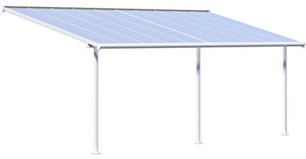 Palram Canopia Veranda Pergola Sierra Patio Cover (3x6.10, White)