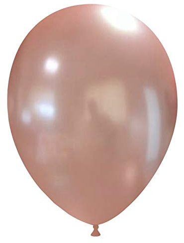 Event Kauf 25-1000 STK. Luftballons Metallic/Standard, Ø ca. 27 cm, Helium (500 Stück, Metallic Nr.66: Altrosa)