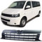 Sport Kühlergrill ohne Emblem Schwarz Matt für VW Bus T5.2 Facelift 09-15