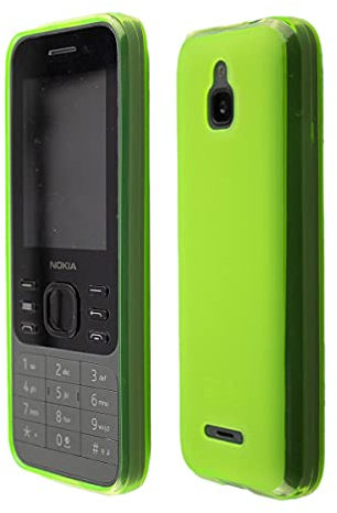 caseroxx Schutzhülle für Nokia 6300 4G in grün – Flexibles TPU-Case aus stoßfestem Gummi, passgenaue Handy-Tasche mit Kantenschutz & rutschfestem Grip