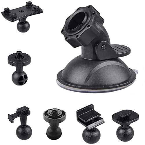 Soporte cámara parabrisas soporte móvil coche salpicadero ventosa Soporte salpicadero coche ventosa Para grabadora video automóvil Soporte mesa Soporte ventosa Cámara automóvil giratoria 360 grados