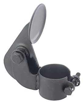 SECURA Auspuffklappe Regenklappe Wetterkappe universal 40-43 mm kompatibel mit Rasentraktoren