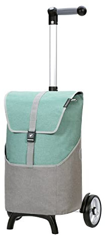 ANDERSEN Einkaufstrolley - Shopper Fun Vigo Mint 46 L einkaufen,hochwertig, Aluminium, Griff ergonomisch, leicht