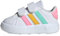adidas Grand Court 2.0 Shoes Kids, Scarpe da Tennis Unisex - Bimbi 0-24, Cloud White Pulse Mint Beam Pink, 22 EU