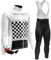 VOXCAUTQ Herren LangarmAnzüge Radtrikot Set, Winter Warm halten with Fleece Langärmliges Fahrradtrikot,Winter Fahrradbekleidung + 9D Gel für Radfahren MTB outdoor (TypA-4,5XL)