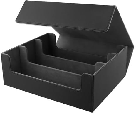 Cozlly Box Porta Mazzo Carte per 1800+ Carte, Scatola Box Porta Carte, Scatola di Carte da Collezione, Porta Mazzo Compatibile con MTG TCG Yugioh, 29 x 24.5 x 10.5 cm