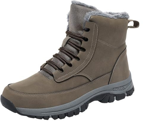 Generico Stivali Uomo Neve Senza Lacci Stivaletti Uomo Invernali Alti Scarpe Eleganti Uomo Invernali Stivali Uomo Impermeabili Invernali Stivali Chelsea Uomo Invernali Scarpe Uomo Invernali
