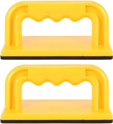 Wood Cutting Up Stick Block 2-Pack Set – Handle Foam Pad Holder Blocks for Cutting On Jointer, Table Saw