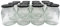 Pack de 12 botes para miel con tapa incluida; almacenaje de miel; conserva de miel; conserva hermetica de miel. (Negro, 1 kg)