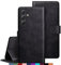 SUANPOT [RFID Schutz für Samsung Galaxy A55 5G Hülle PU Leder Handyhülle Lederhülle Klapphülle Kartenfach Flip Cover für Samsung A55 Handy hülle Leather Wallet Phone Case Schwarz