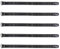BEAHING Drone Battery Strap RC UAV Lithium Battery Cable Tie Compatible with FPV 5PCS 15x250mm Black, drone lithium battery strap