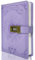 GOORAIFU Journal Intime avec Cadenas pour Filles et Femmes, Carnet Secret A5 en Cuir PU, 240 Pages, Carnet de Notes avec Coffret Cadeau Violet