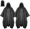 UTEFIF 2pcs Mehrzweck Regenmantel,Wasserdicht Regenponcho Unisex,für Fahrrad, im Freien Camping Wandern Angeln