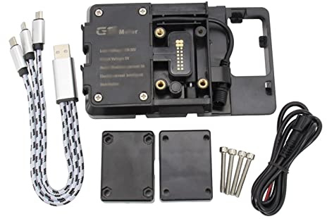 porta cellulare per moto Per Honda Per X-ADV 750 Per XADV 750 2017-2019 Supporto per telefono Supporto per piastra GPS per telefono cellulare Supporto per telefono per USB(Bracket Holder)