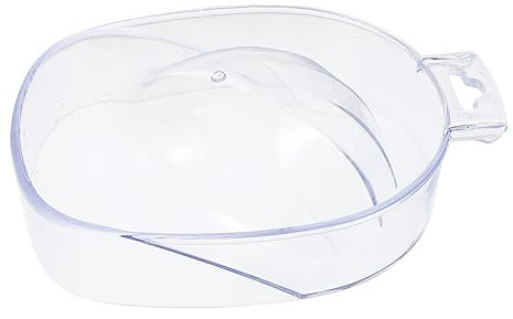 DRESSOOS Cuenco De Manicura Para Empapar Uñas Herramienta Para Suavizar Cutículas Recipiente De Duradero Para Profesional y Doméstico Para Diseño De Uñas y Eliminación De Esmalte