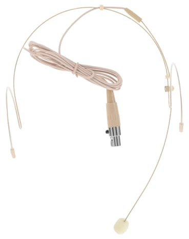 TOGEVAL Tour Guide Microphone Portable Condenser Open Ear Clip Headphones Wired Voice Amplifier for Teachers Fitness Class Music Studio Equipment