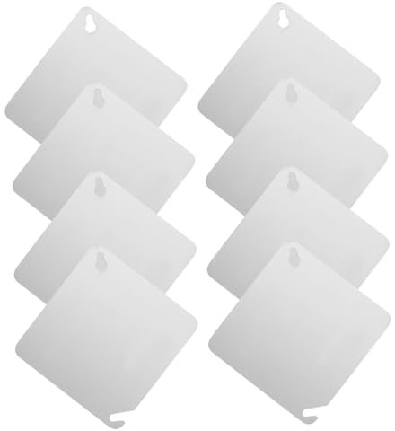 ARTIBETTER Placa De Cubierta Cuadrada Para Caja Eléctrica Metal 8 Placas Decorativa Fácil Instalación