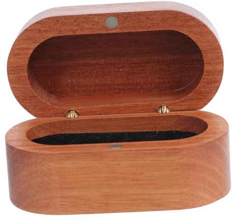 Yardwe 1Stück Holzkiste Für Gitarren Picks Aufbewahrungsbox Ohne Picks Für Gitarren Kompakt Und Langlebig Konzerte Und Musikpartys