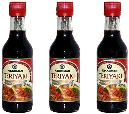 Kikkoman - Salsas - Paquete de 3 (3 x 250 ml) (mandarina y salsa)