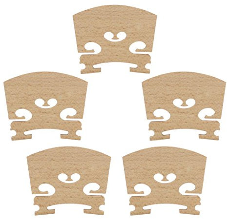SM SunniMix 5pcs Ahorn 4/4 Violinen Brücke Geigensteg Set