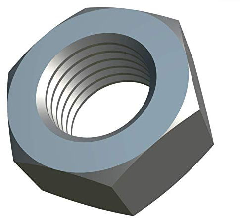 Dado M10 Dadi di Bloccaggio (Confezione da 5) Esagonali in Acciaio Inossidabile per Bulloni/Viti - Metallo Metallico con Filo Grosso - Standard Certificato DIN EN 24032 DIN934 10mm