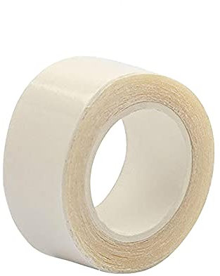 Tonsee Fashion Tape Doppelseitig Transparent, Starkes und extra breites Modeband, Klebeband Unsichtbarer Kleber für BH Träger Kleid Kleidung extra stark Rolle 16 mm breit x 5 Meter lang