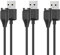 AWINNER Compatible for Garmin Watch Charger Cable (3 Pack)