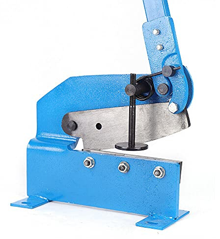 Cizallas de palanca manual de 125 mm, cortador de metal manual de 1/4 de pulgada de espesor Cizalla de placa de barra de 1/2 pulgada Cortes de hoja de metal Varilla de refuerzo Cizallas de palanca